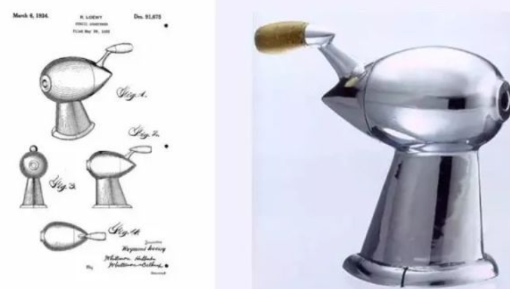 1933年雷蒙·羅維設(shè)計出來的削筆刀器